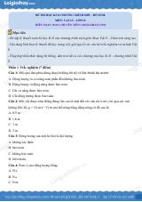 Đề thi học kì 2 Vật lí 10 Chân trời sáng tạo - Đề số 8